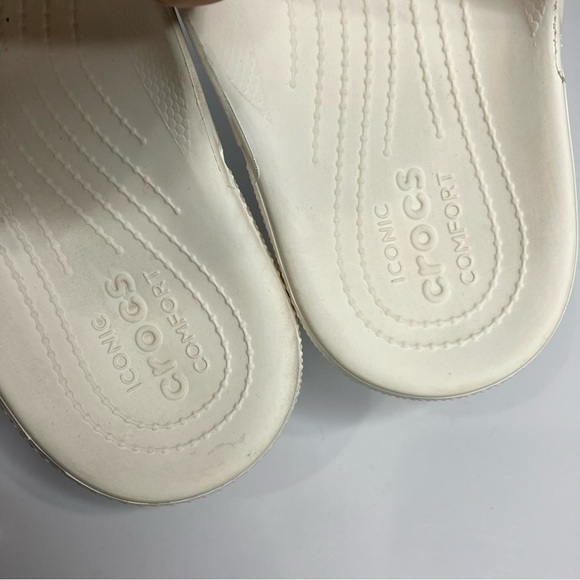 Crocs Men’s classic sandals 2 strap white size‎ 11 main image 5